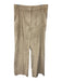 Veronica Beard Size 10 Tan Cotton Corduroy Zip & Hook Closure Trouser Pants Tan / 10