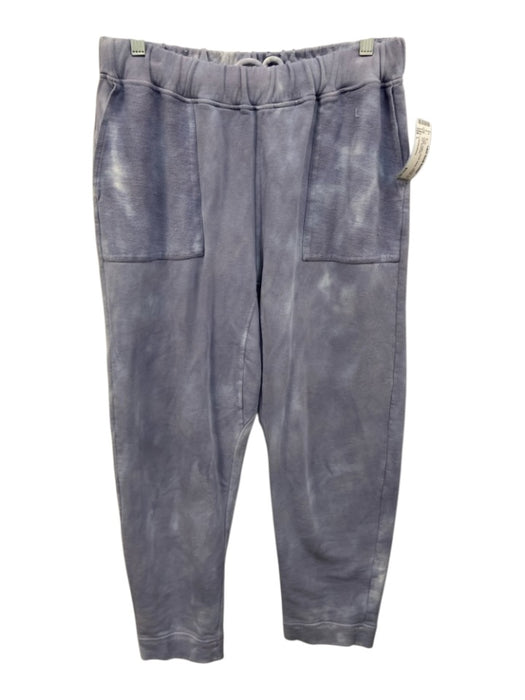 Loveshackfancy Size L Indigo Cotton Elastic Waist Pockets Tie Dye Pants Indigo / L