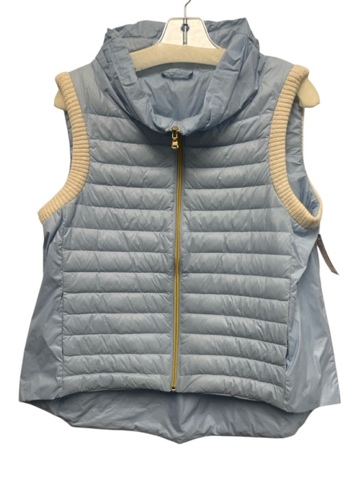 Cortland Park Size XL Blue Nylon Zip Front Vest Padded Jacket Blue / XL