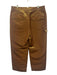 J Crew Size 10 Gold Cotton Blend Metallic Zip & Button Wide Leg Wide Leg Pants Gold / 10