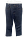 Khaite Size 30 Dark Wash Cotton Blend Zip & Button Contrast Stitch Jeans Dark Wash / 30