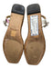 Jimmy Choo Shoe Size 41 Pink & Multi Canvas Espadrille Bejeweled Buckle Sandals Pink & Multi / 41