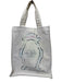 Chanel White Canvas Tote Graphic Print Rolled Handle Bag White / M