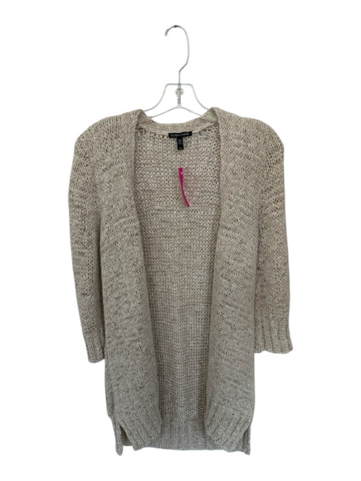 Eileen Fisher Size S Oatmeal Cotton & Linen Chunky Knit Long Sleeve Sweater Oatmeal / S