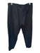 Eileen Fisher Size S Black Organic Cotton Blend Side Zip Straight Leg Pants Black / S