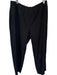 Eileen Fisher Size S Black Tencel Blend Elastic Waist Straight Leg Pants Black / S