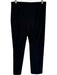 Eileen Fisher Size S Black Viscose Blend Elastic Waist Straight Leg Pants Black / S