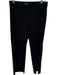Eileen Fisher Size S Black Viscose Blend Elastic Waist Straight Leg Pants Black / S