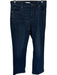 Eileen Fisher Size 6 Dark Wash Cotton Blend High Waist Straight Leg Jeans Dark Wash / 6