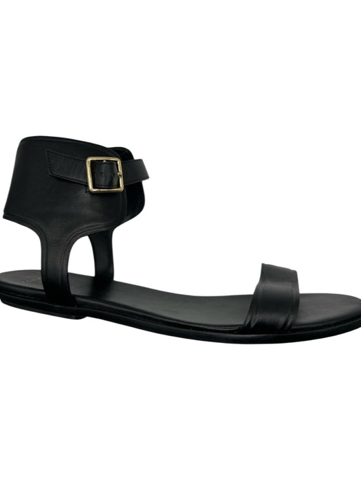Cole Haan Shoe Size 9 Black Leather Ankle Buckle Sandals Black / 9
