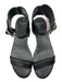 Cole Haan Shoe Size 9 Black Leather Ankle Buckle Sandals Black / 9