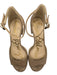 Sam Edelman Shoe Size 9 Tan Vegan Suede Block Heel Ankle Strap Sandals Tan / 9