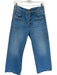 Driftwood Size 29 Light Wash Cotton Blend High Waist Button Fly Wide Leg Jeans Light Wash / 29