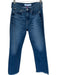 AYR Size 29 Med Dark Wash Cotton Blend High Waist Wide Leg Raw Hem Jeans Med Dark Wash / 29