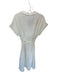 Spanner Size S Ivory Polyester Cap Sleeve Belted Collar Maxi Dress Ivory / S