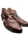 Bed Stu Shoe Size 9 Brown Leather Basket Weave Pointed Toe Booties Brown / 9