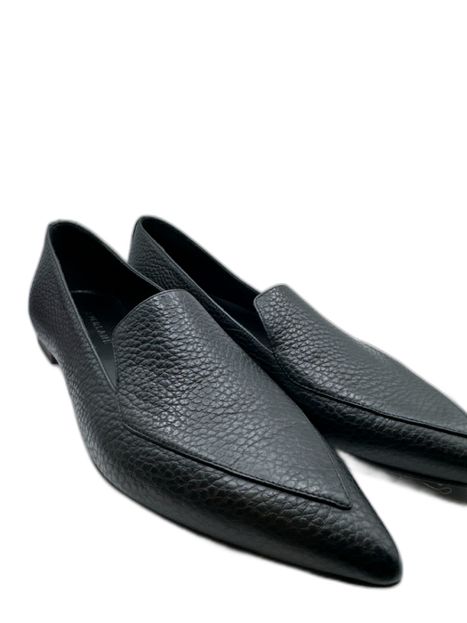 Everlane Shoe Size 9 Black Leather Pebbled Pointed Toe Loafers Black / 9