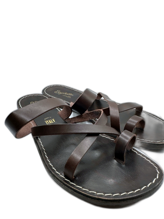 Seychelles Shoe Size 9 Brown Leather Toe Strap Sandals Brown / 9