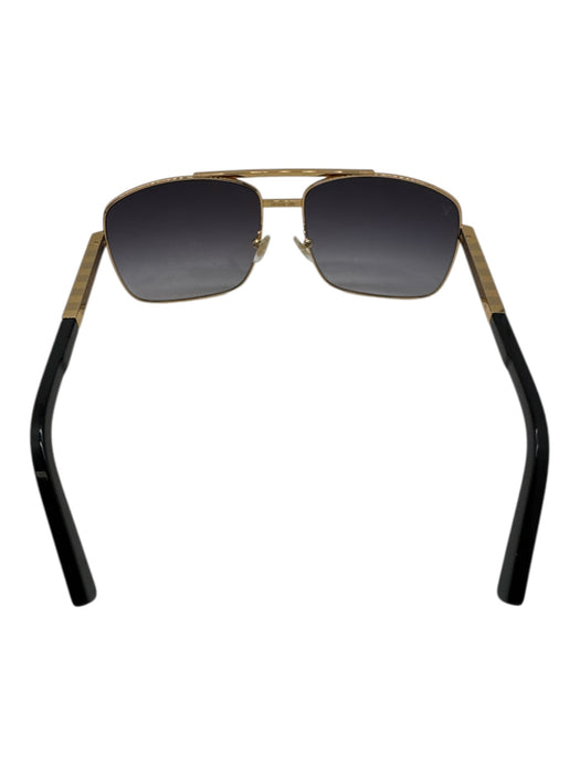 Louis Vuitton Brown & Black Men's Sunglasses Brown & Black