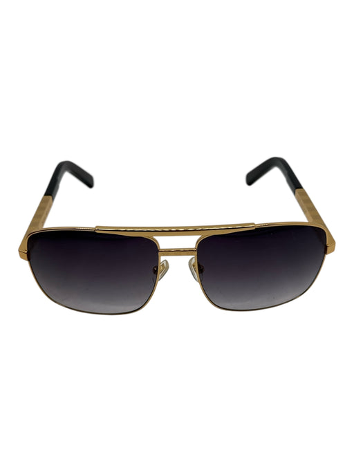 Louis Vuitton Brown & Black Men's Sunglasses Brown & Black