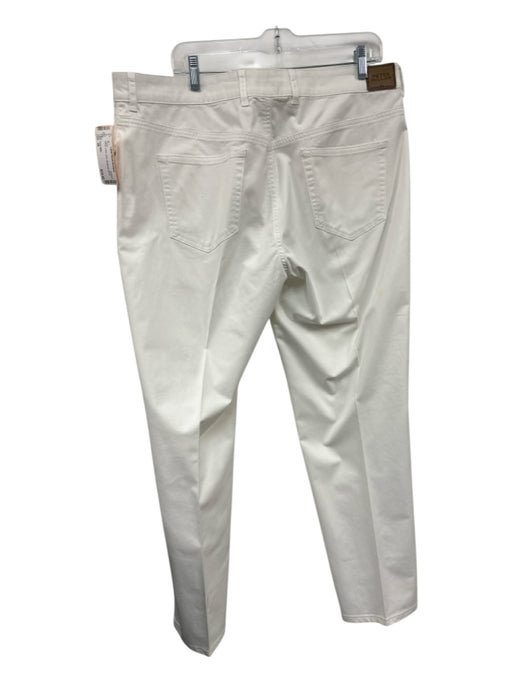 Peter Millar Size 38 White Cotton Solid Men's Pants White / 38