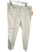 Peter Millar Size 38 White Cotton Solid Men's Pants White / 38