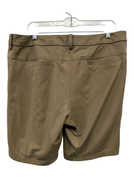 Lululemon Size Est XL Brown Solid Zip Fly Men's Shorts Brown / Est XL