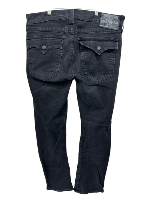 True Religion Size 38 Black Cotton Blend Solid Jean Men's Pants Black / 38