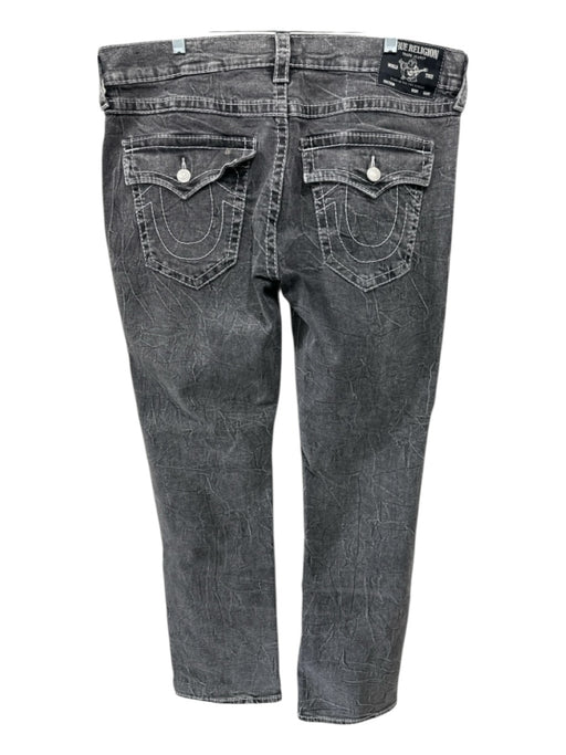 True Religion Size 38 faded gray Cotton Blend Solid Jean Men's Pants faded gray / 38