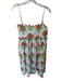 Marigold Size L Red & green Cotton Spaghetti Strap Flowers Vase Scalloped Dress Red & green / L