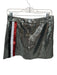 Queen of Sparkles Size M Silver & Red Sequin Side Stripe Back Zip Skirt Silver & Red / M