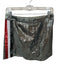 Queen of Sparkles Size M Silver & Red Sequin Side Stripe Back Zip Skirt Silver & Red / M