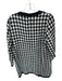 Pomander Place Size L black and white Polyester Houndstooth Gold Buttons Dress black and white / L