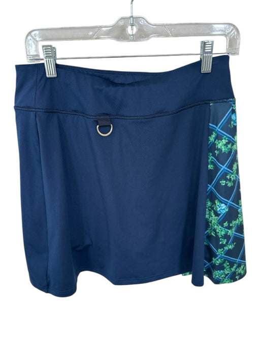 Tuckernuck Size M Navy Polyester Leaf Built in Shorts Athletic Skort Navy / M