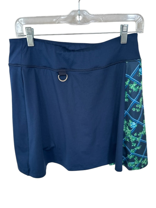 Tuckernuck Size M Navy Polyester Leaf Built in Shorts Athletic Skort Navy / M