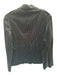 Theory Size M Black & Gray Velvet Long Sleeve Pinstripe 2 Button Jacket Black & Gray / M