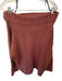 J.O.A Size M Mauve Acrylic Off Shoulder Chunky Knit Long Sleeve Sweater Mauve / M