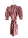 English Factory Size XS Pink & Orange Cotton Half Puff Sleeve Floral Dress Pink & Orange / XS