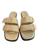 Vince Shoe Size 7 Brown Manmade Material Slip On Open Toe Buckle Detail Shoes Brown / 7