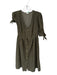 by Together Size L Green & White Polyester Short Sleeve Polka Dot Midi Dress Green & White / L