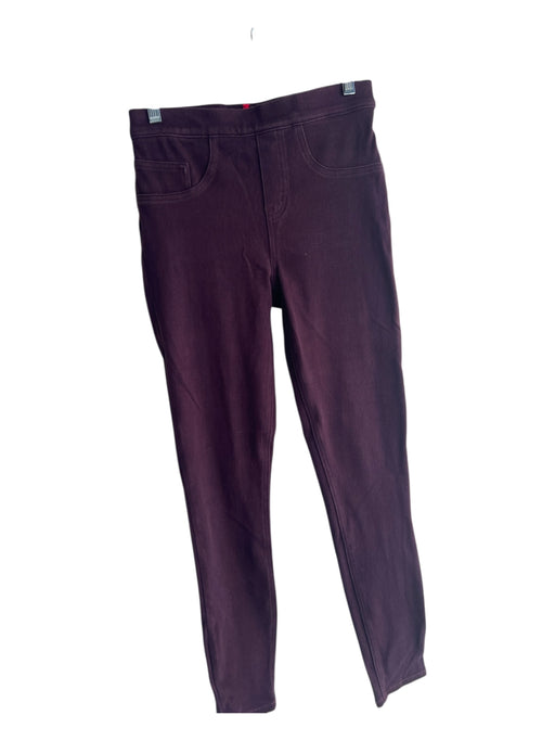 Spanx Size S/P Wine No Fabric Tag Faux 5 pocket Stretch Waist Mid Rise Pants Wine / S/P