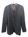 Spanx Size M Black Rayon & Nylon Long Sleeve Single Button Pockets Blazer Jacket Black / M