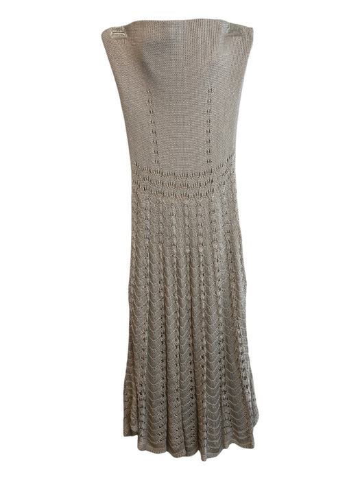 Ralph Lauren Purple Label Size Small Champagne Viscose Blend Strapless Dress Champagne / Small