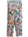 Monday Size Medium Pink & Green Linen floral print High Waist Back Zip Pants Pink & Green / Medium