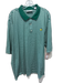 Augusta Natl Golf Size XXL Green & White Striped Polo Men's Short Sleeve Green & White / XXL