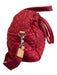 MZ Wallace Red Nylon Quilted Zip Up Removable Strap Shoulder Bag Red / L