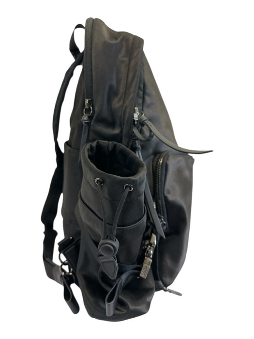 Tumi Black Nylon Silver Hardware Backpack Bag Black / L