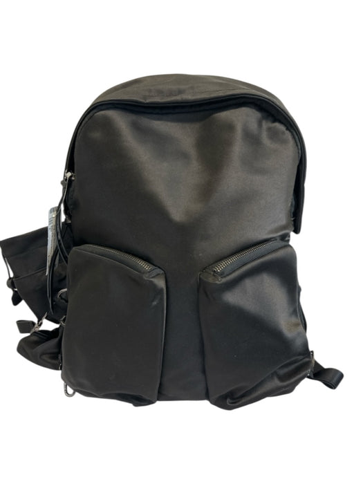 Tumi Black Nylon Silver Hardware Backpack Bag Black / L