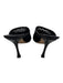 Jimmy Choo Shoe Size 38.5 Black Leather & Mesh Square Toe Mesh Thong Sandals Black / 38.5