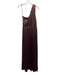 Lara Size 6 Copper & Beige Polyester Shiny Sleeveless Gathered Waist Gown Copper & Beige / 6